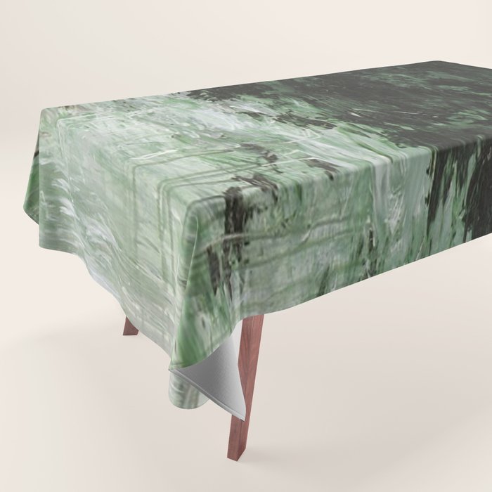 Twombly Green Water 1988 Tablecloth Gallery Image 1