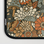 Mushroom Butterfly Garden Laptop Sleeve Gallery Image 3