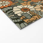 Mushroom Butterfly Garden Welcome Mat Gallery Image 2