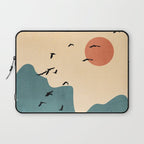 Minimal Abstract Art Landscape 19 Laptop Sleeve Gallery Image 1