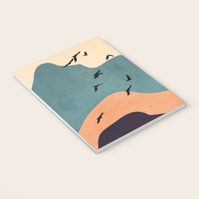 Minimal Abstract Art Landscape 19 Notebook Gallery Image 3