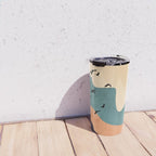 Minimal Abstract Art Landscape 19 Travel Mug Gallery Image 4