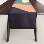 Minimal Abstract Art Landscape 19 Table Runner Gallery Image 1