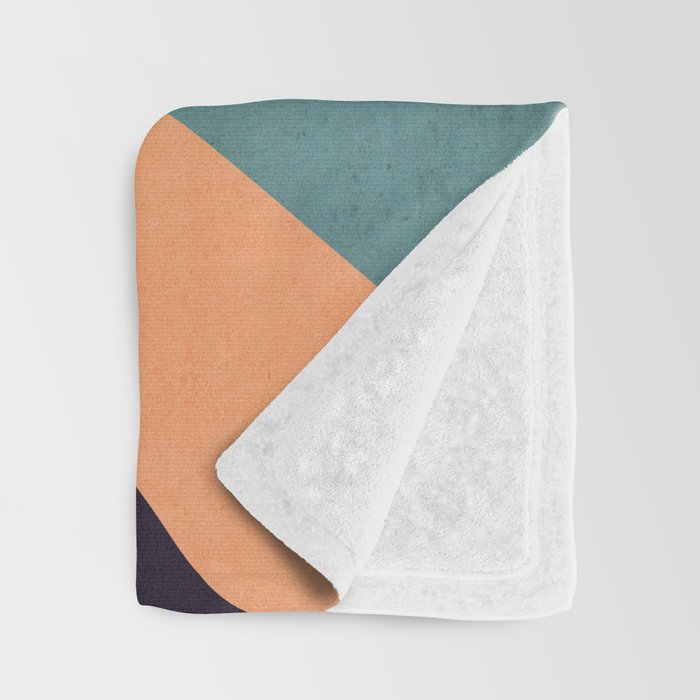 Minimal Abstract Art Landscape 19 Throw Blanket Gallery Image 3