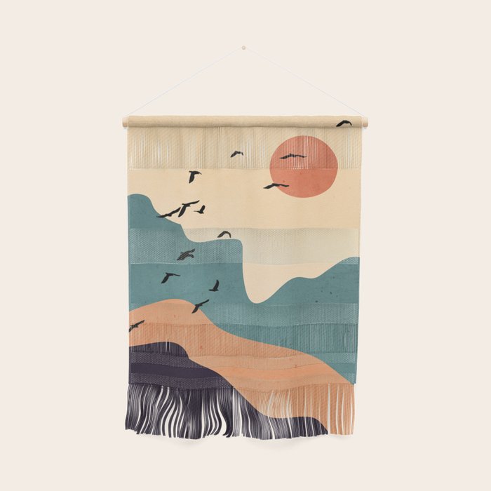 Minimal Abstract Art Landscape 19 Wall Hanging Gallery Image 1
