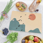 Minimal Abstract Art Landscape 19 Cutting Board Gallery Image 2