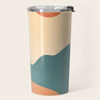 Minimal Abstract Art Landscape 19 Travel Mug Gallery Image 2