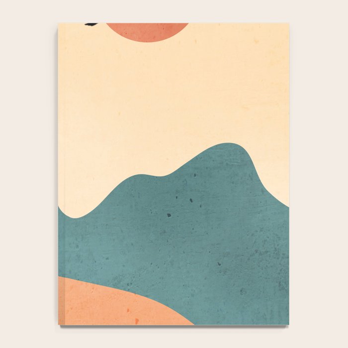 Minimal Abstract Art Landscape 19 Notebook Gallery Image 4