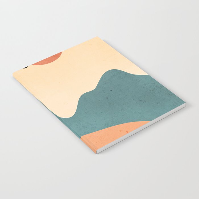 Minimal Abstract Art Landscape 19 Notebook Gallery Image 2