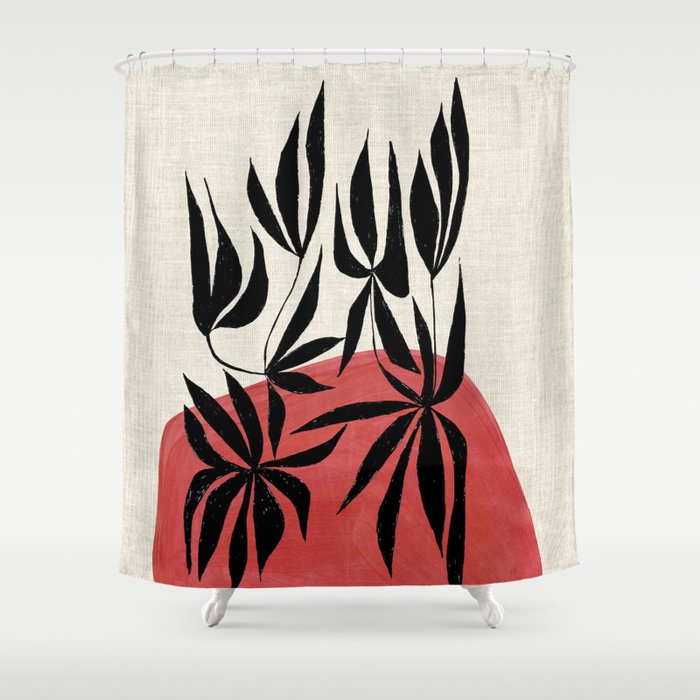Fire Vines  Shower Curtain Gallery Image 1