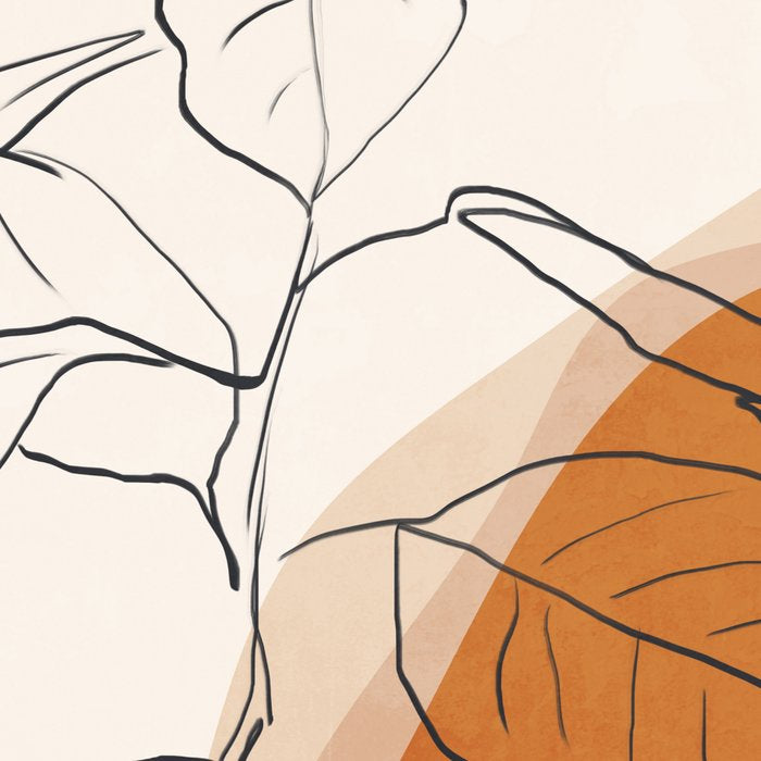 Minimal Plant Abstract Art Coffee Mug Gallery Image 2