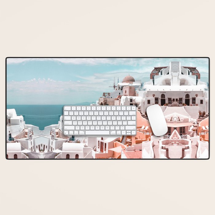 Santorini, Oia Desk Mat Gallery Image 1