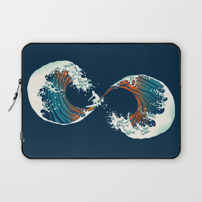 The Wave is forever Laptop Sleeve Gallery Image 1