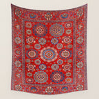 Red Suzani  Kazak Persian Rug Wall Tapestry Gallery Image 4