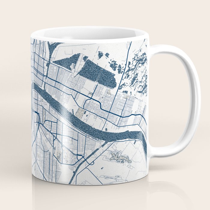New Orleans City Map of Louisiana, USA - Coastal Coffee Mug Gallery Image 1