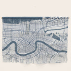 New Orleans City Map of Louisiana, USA - Coastal Wall Hanging Gallery Image 1
