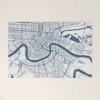 New Orleans City Map of Louisiana, USA - Coastal Welcome Mat Gallery Image 1