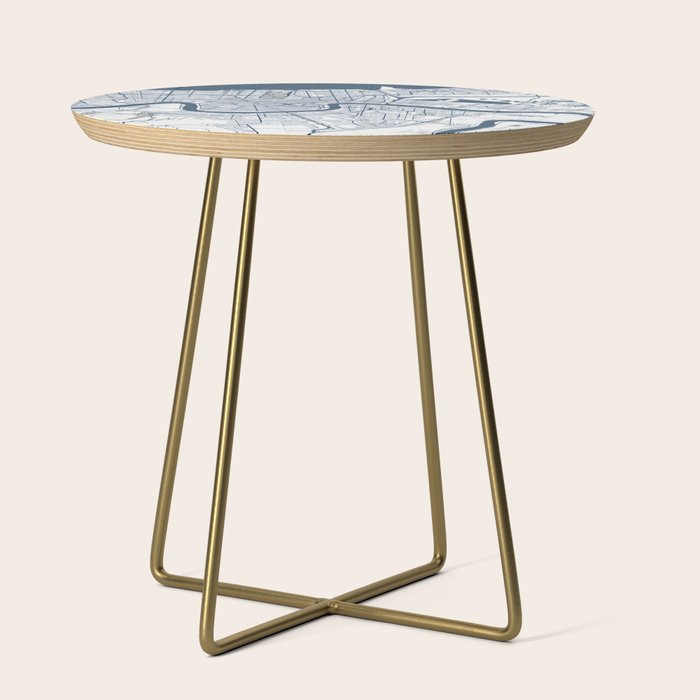 New Orleans City Map of Louisiana, USA - Coastal Side Table Gallery Image 1