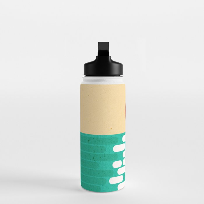 Sun over the sea Water Bottle Gallery Image 3