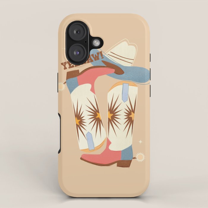 Yeehaw! Cowboy Boots iPhone Case Gallery Image 1