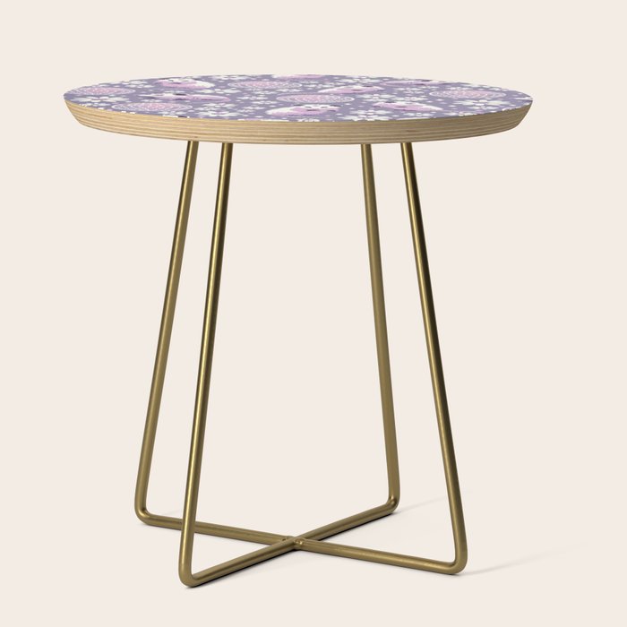 Disco Opossums and Daisies  Retro Pattern Side Table Gallery Image 1