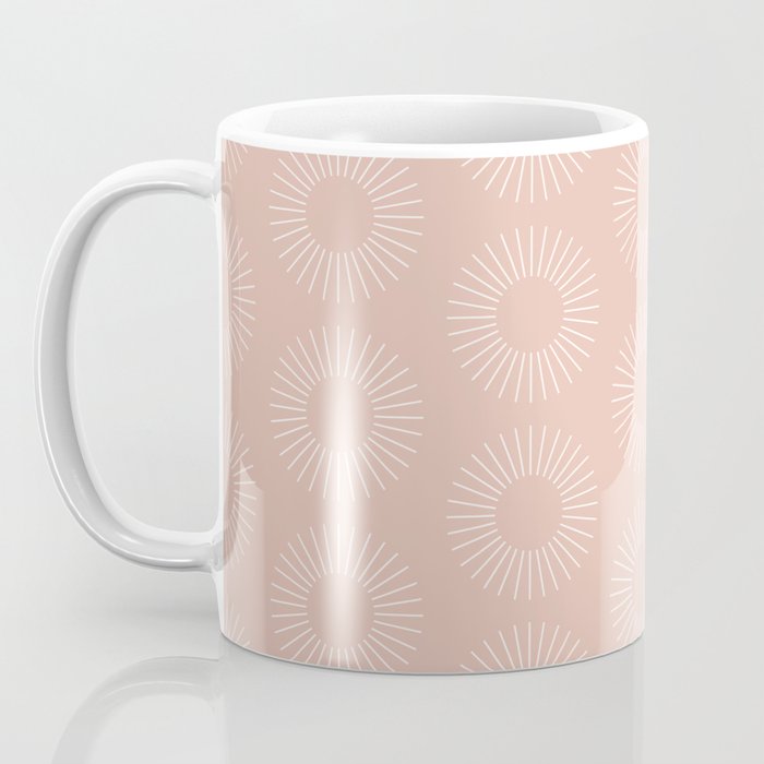 Minimalist Sunray Pattern XX Coffee Mug Gallery Image 3