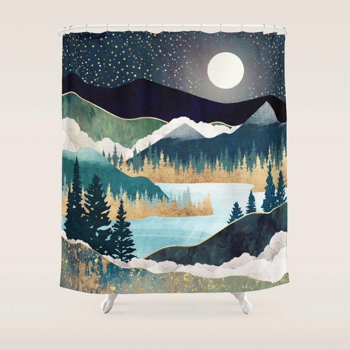 Star Lake Shower Curtain Gallery Image 1