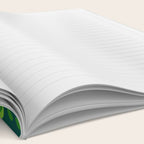 Green eco friendly nature geometric mosaic pattern Notebook Gallery Image 2