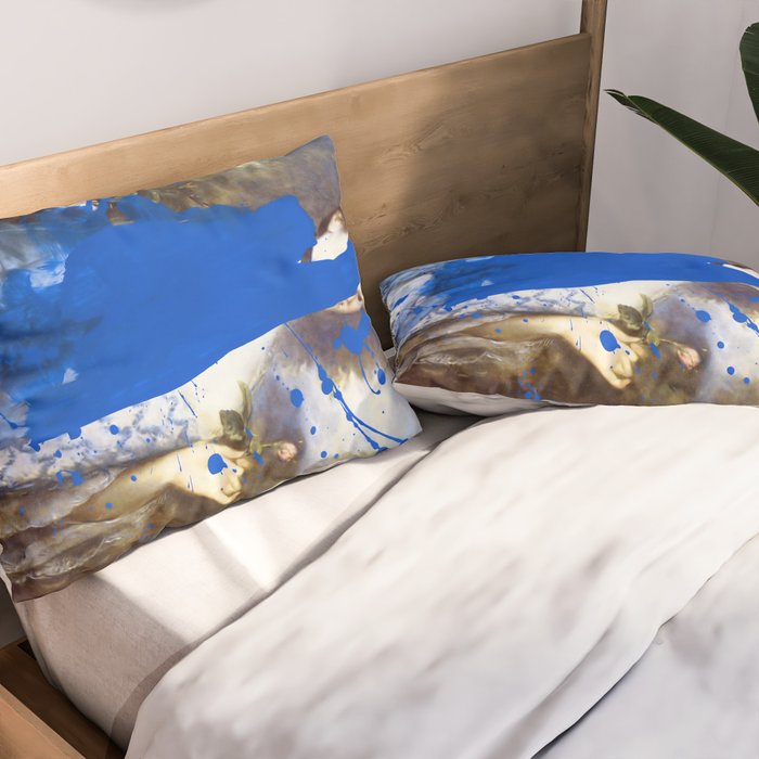 Blue Bomb Pillow Sham Gallery Image 2