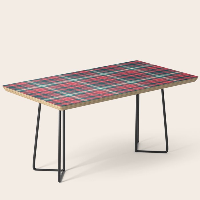 Classic Christmas Plaid Coffee Table Gallery Image 1