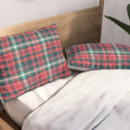 Classic Christmas Plaid Pillow Sham Gallery Image 2