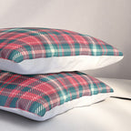 Classic Christmas Plaid Pillow Sham Gallery Image 3