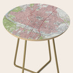 Vintage Map of Austin Texas (1955) Side Table Gallery Image 2