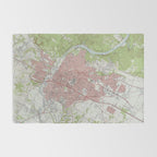 Vintage Map of Austin Texas (1955) Rug Gallery Image 2