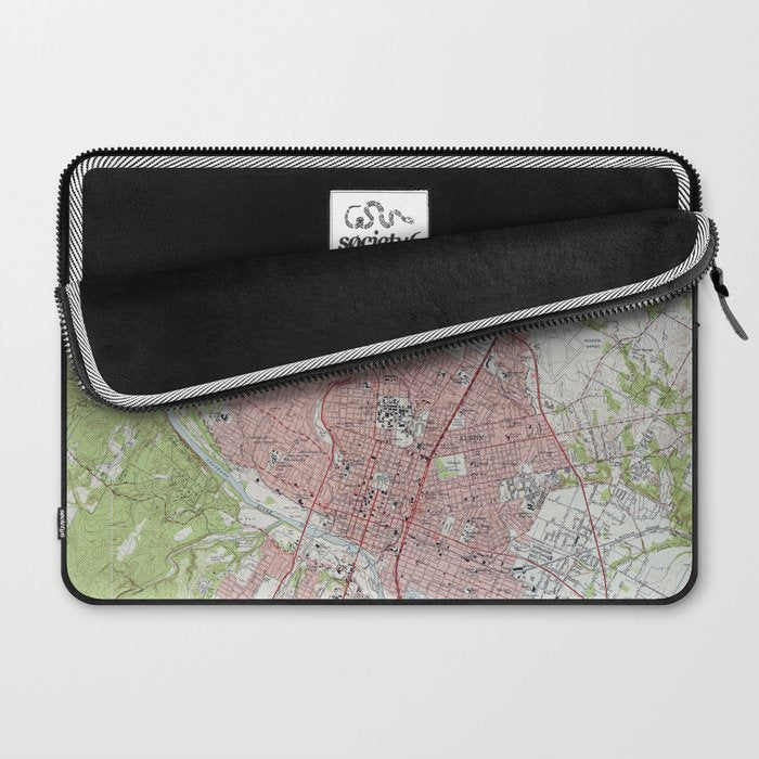 Vintage Map of Austin Texas (1955) Laptop Sleeve Gallery Image 2