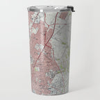 Vintage Map of Austin Texas (1955) Travel Mug Gallery Image 2