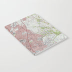 Vintage Map of Austin Texas (1955) Notebook Gallery Image 2