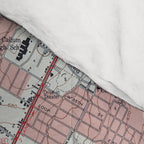 Vintage Map of Austin Texas (1955) Comforter Gallery Image 4