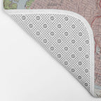 Vintage Map of Austin Texas (1955) Bath Mat Gallery Image 2