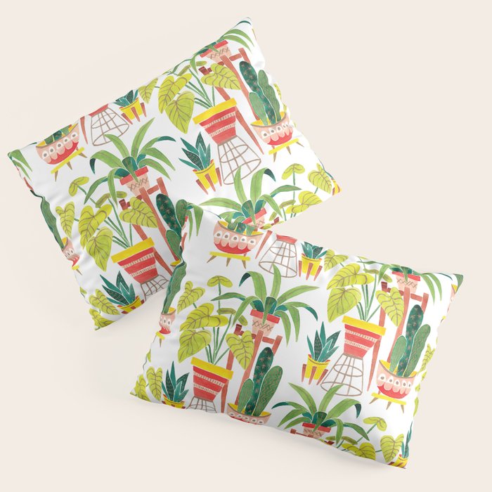 Happy Plants Happy Home Pillow Sham Gallery Image 3