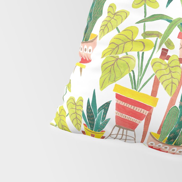 Happy Plants Happy Home Pillow Sham Gallery Image 4