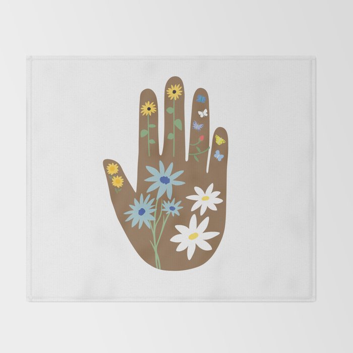 All the good things - left hand Throw Blanket Gallery Image 2