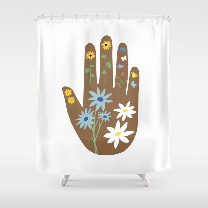 All the good things - left hand Shower Curtain Gallery Image 1