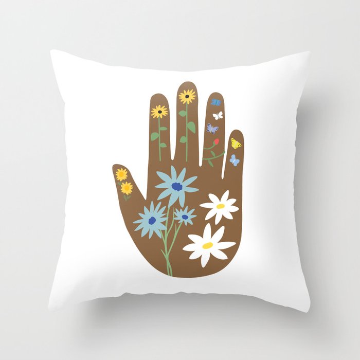All the good things - left hand Throw Pillow Gallery Image 6