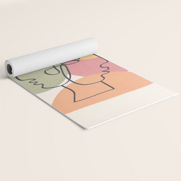 Abstract Profiles 04 Yoga Mat Gallery Image 2