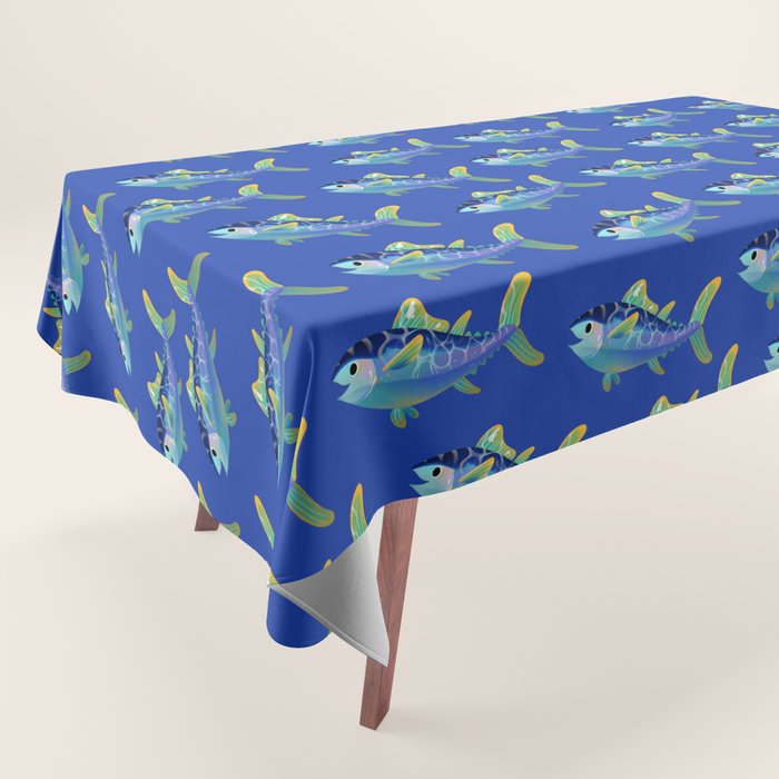 Atlantic Bluefin Tuna Tablecloth Gallery Image 1