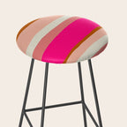 Flamingo Stripes Stool Gallery Image 2