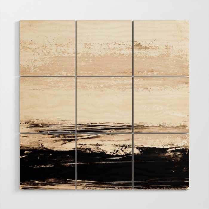 abstract minimalist landscape 14 Wood Wall Art Gallery Image 1