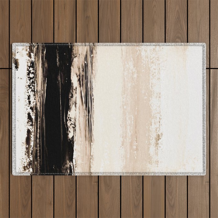 abstract minimalist landscape 14 Outdoor Rug Gallery Image 1
