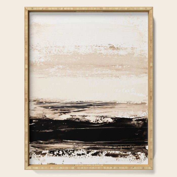 Abstract Minimalist Landscape 14 Serving Tray